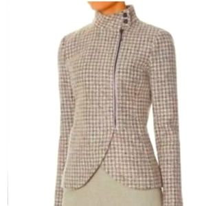 The Limited Tweed lined jacket with side zipper Size S NWT